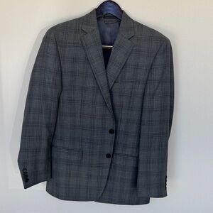 Ralph Lauren Charcoal Plaid Blazer